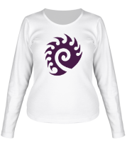 Женская футболка длинный рукав Zerg Logo фото