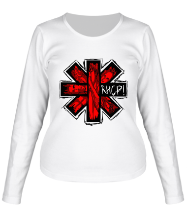Женская футболка длинный рукав Red Hot Chili Peppers