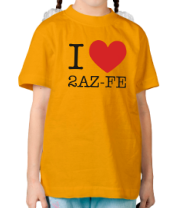 Детская футболка I love 2AZ-FE фото