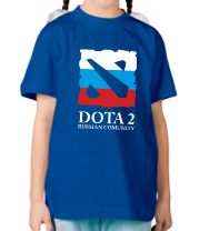 Детская футболка Dota 2. Russian community фото