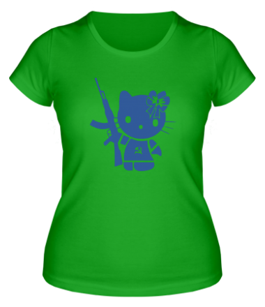 Женская футболка Kitty Soldier