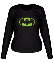 Женская футболка длинный рукав Android-Batman фото