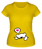Женская футболка Медвежонок фото