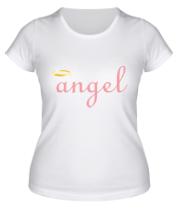 Женская футболка Ангел фото