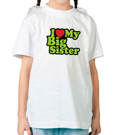 Детская футболка Люблю свою сестру