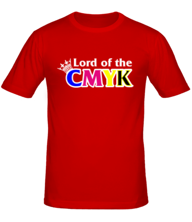 Мужская футболка Lord of the CMYK