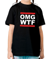 Детская футболка OMG WTF фото