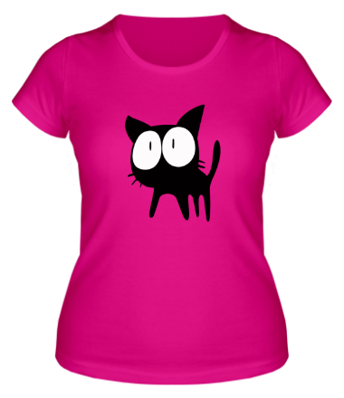 Женская футболка Котёнок