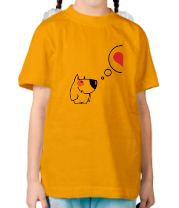 Детская футболка Собаки Love парная фото
