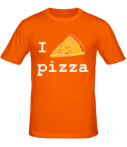 Мужская футболка Я люблю пиццу фото