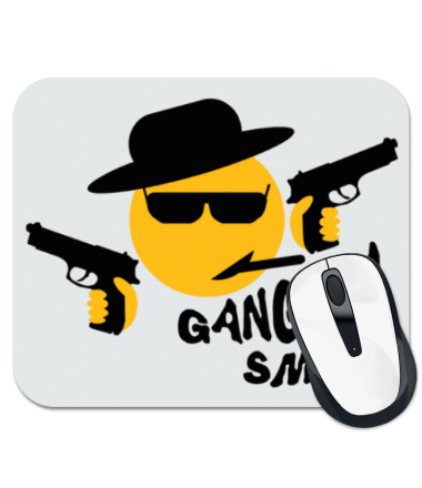 Коврик для мыши Gangsta smile