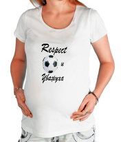 Футболка для беременных Уважуха футболу фото