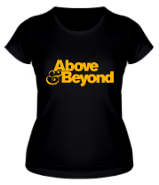 Женская футболка Above & beyond фото