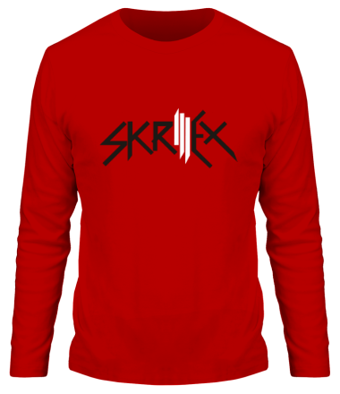 Мужская футболка длинный рукав Skrillex