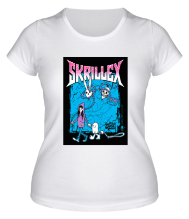 Женская футболка Skrillex ghosts
