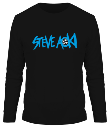 Мужская футболка длинный рукав Steve Aoki