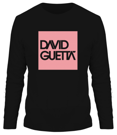 Мужская футболка длинный рукав David guetta