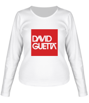 Женская футболка длинный рукав David guetta фото