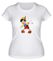 Женская футболка Пиноккио фото