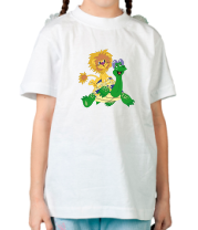 Детская футболка Львенок и черепаха фото