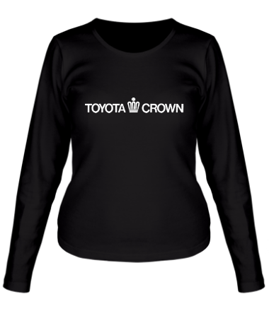 Женская футболка длинный рукав Toyota crown