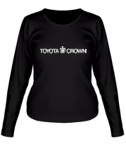 Женская футболка длинный рукав Toyota crown фото