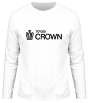 Мужская футболка длинный рукав Toyota crown big logo фото