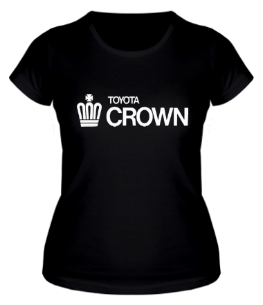 Женская футболка Toyota crown big logo