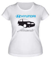 Женская футболка Hyundai Accent фото