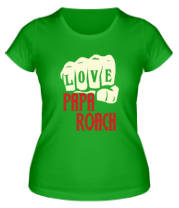 Женская футболка Love papa roach фото
