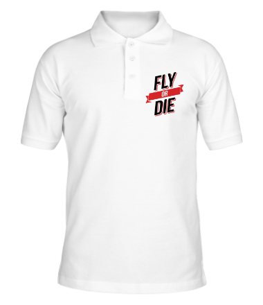 Мужская футболка поло Fly or Die