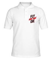 Мужская футболка поло Fly or Die фото