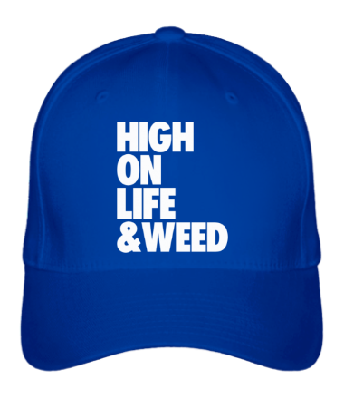 Бейсболка High on Life & Weed