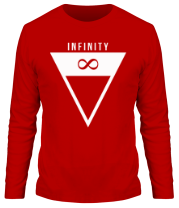 Мужская футболка длинный рукав Infinity Triangle фото