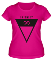 Женская футболка Infinity Triangle фото
