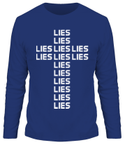 Мужская футболка длинный рукав Lies Cross фото