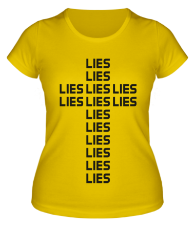 Женская футболка Lies Cross