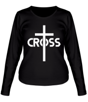 Женская футболка длинный рукав Long Cross фото