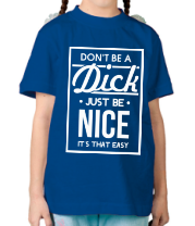 Детская футболка Nice Dick фото