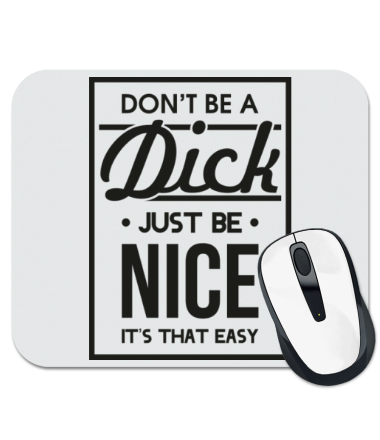 Коврик для мыши Nice Dick