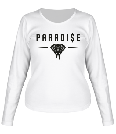 Женская футболка длинный рукав Paradise Diamond