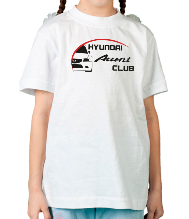 Детская футболка Hyundai Accent Club logo