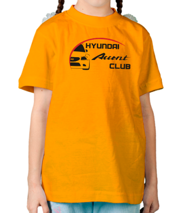 Детская футболка Hyundai Accent Club logo