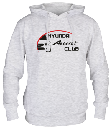 Толстовка худи Hyundai Accent Club logo