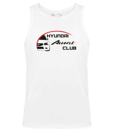 Мужская майка Hyundai Accent Club logo