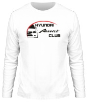 Мужская футболка длинный рукав Hyundai Accent Club logo фото