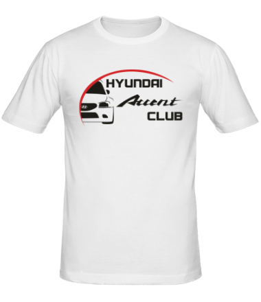 Мужская футболка Hyundai Accent Club logo