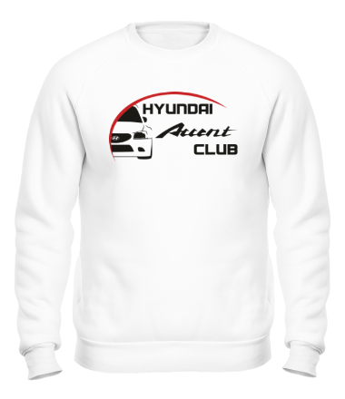 Толстовка без капюшона Hyundai Accent Club logo