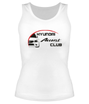 Женская майка борцовка Hyundai Accent Club logo фото