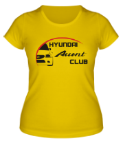 Женская футболка Hyundai Accent Club logo фото